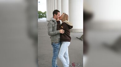 Blonde facialized after anal affair