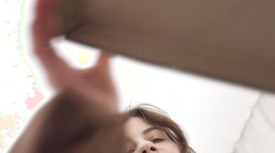 Cute teen one doesn't mind a threesome