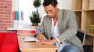 Tutor Fucks Teen's Ass
