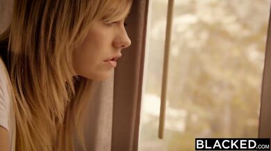 BLACKED Brett Rossi Scared From Her Ex Big Black Boss Protects Her